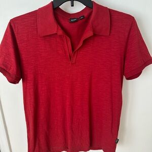 Hugo Boss Men's Red Polo Shirt